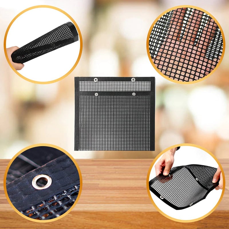 🔥Semi-Annual Sale - $5 Off - Reusable Non-Stick BBQ Mesh Grilling Bags