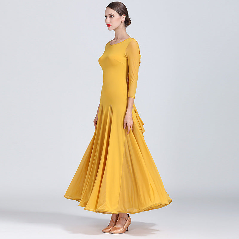 Women's Practice Dress Performance Dress Modern Dress Ballroom Dance Dress