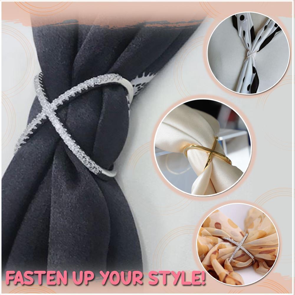 (Limited Time Promotion-50% OFF) Elegant Multi-functional Scarf Buckle Ring