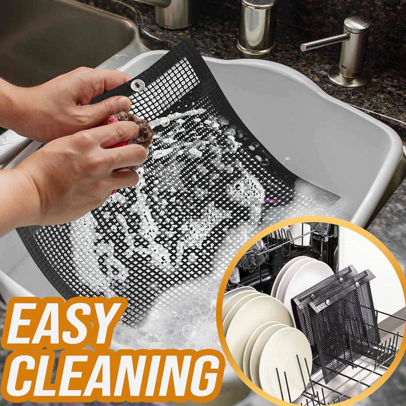 🔥Semi-Annual Sale - $5 Off - Reusable Non-Stick BBQ Mesh Grilling Bags