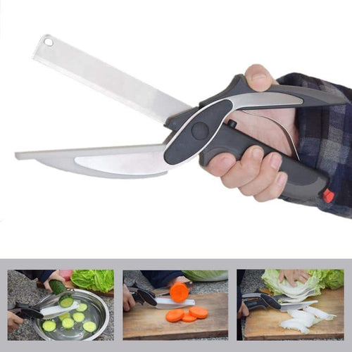 Kitchen Scissors with Cutting Board