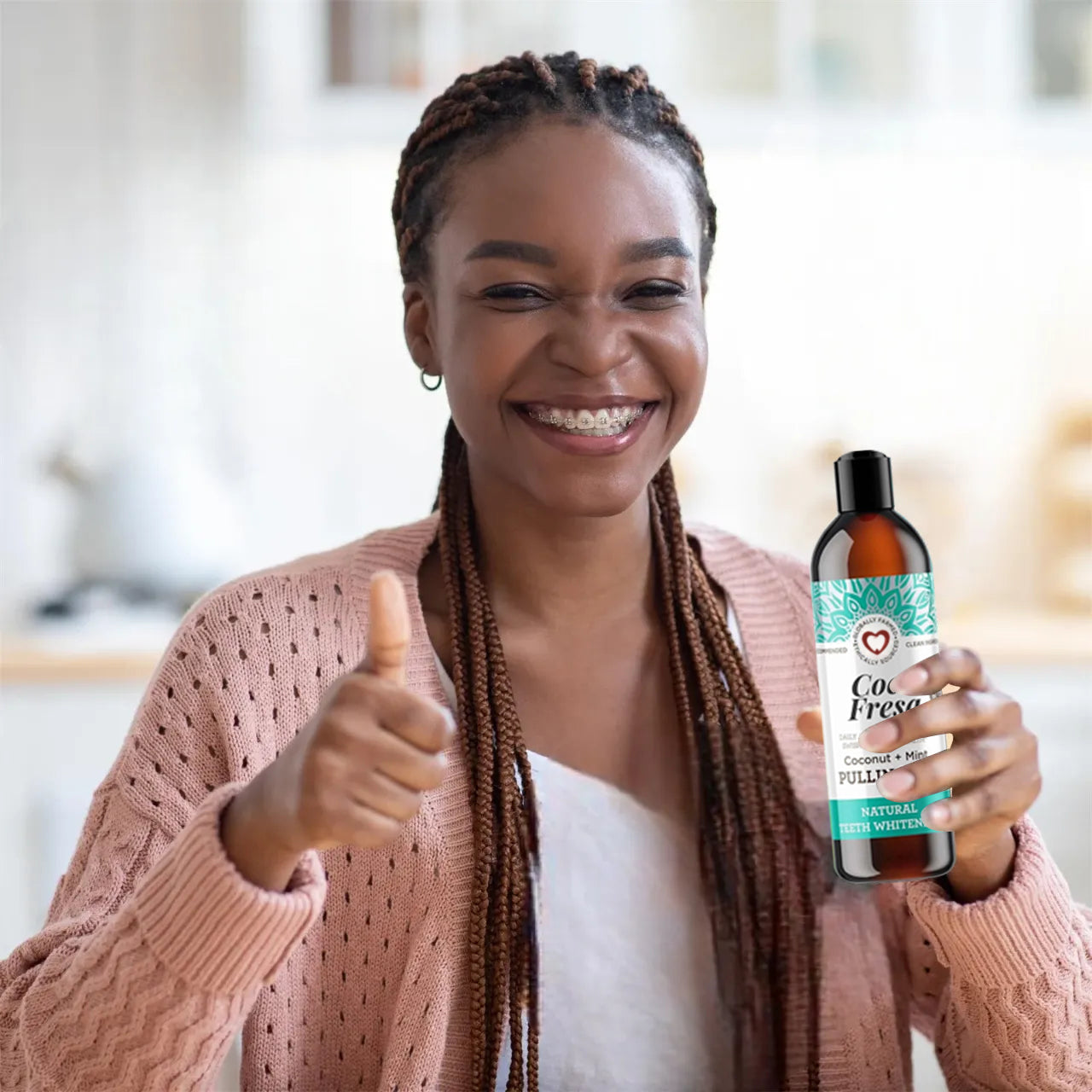 Coco Fresa™️ Coconut Mint Pulling Oil Mouthwash (Alcohol-Free)