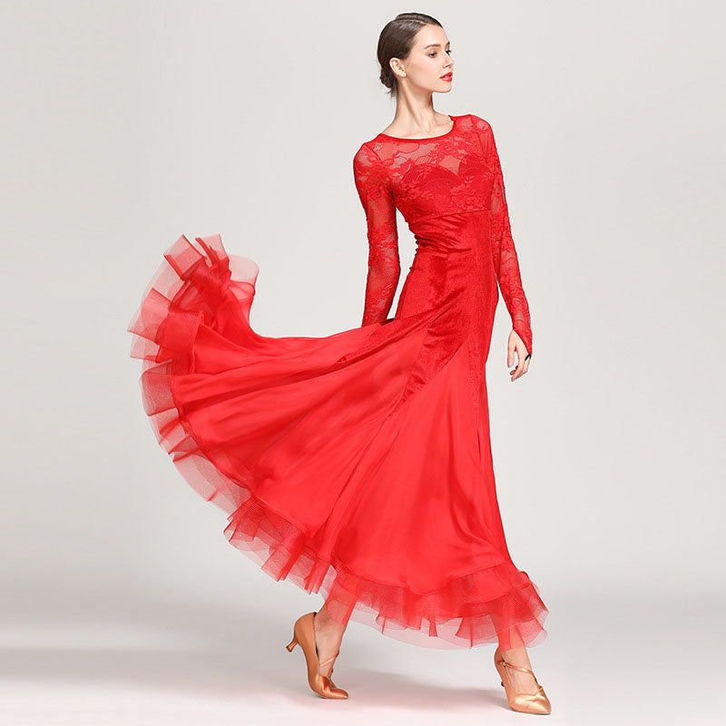 Women's Practice Dress Performance Dress Modern Dress Ballroom Dance Dress
