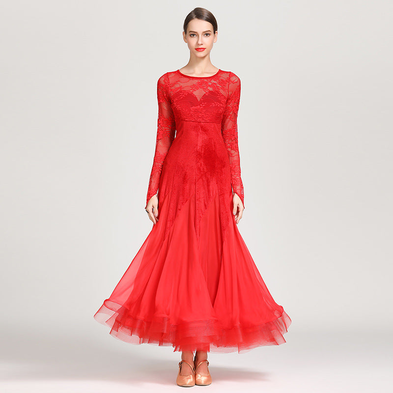 Women's Practice Dress Performance Dress Modern Dress Ballroom Dance Dress
