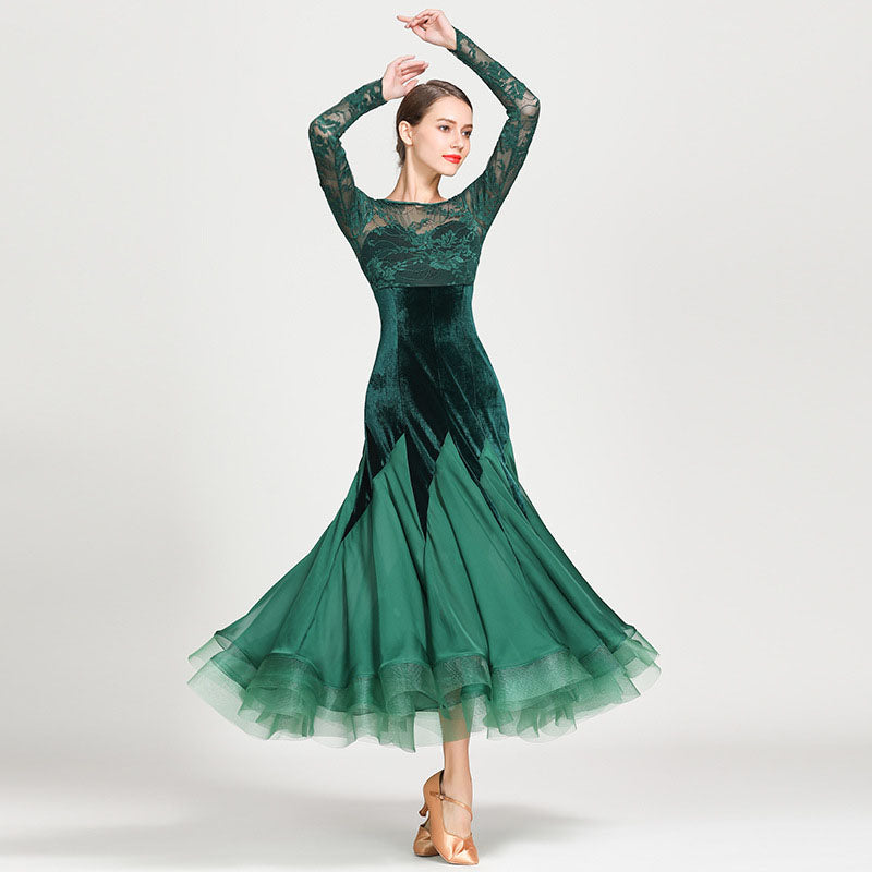 Women's Practice Dress Performance Dress Modern Dress Ballroom Dance Dress