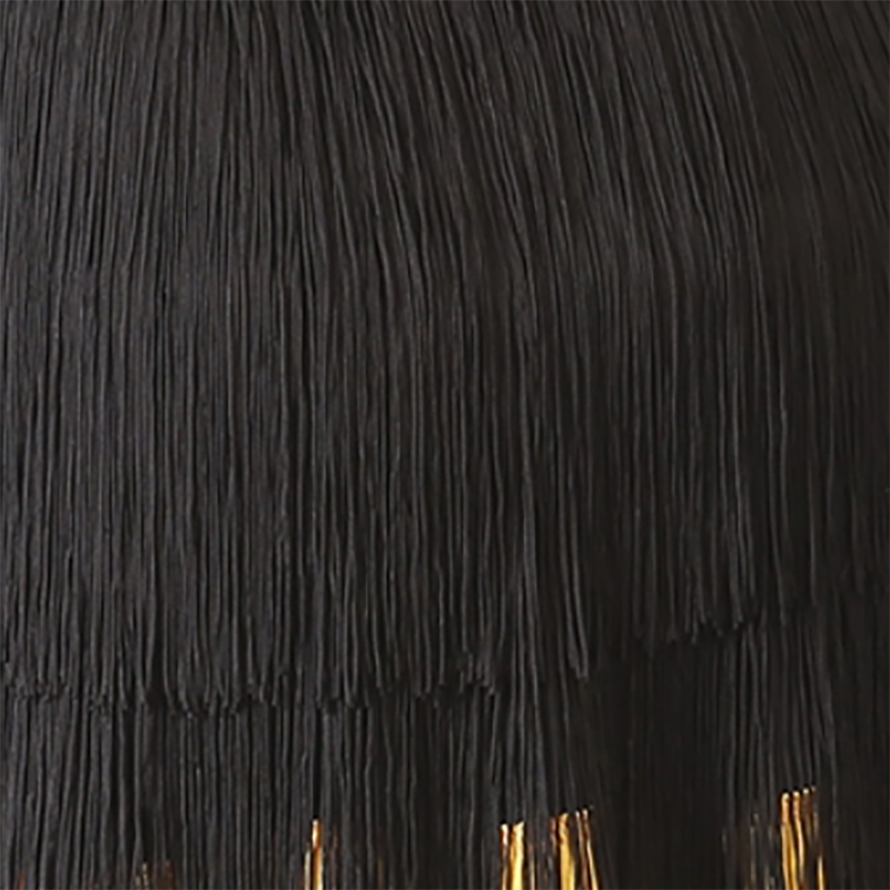 Customisable-Women's Black Tassel Sleeveless Performance Latin Dance Dress Dance Wear