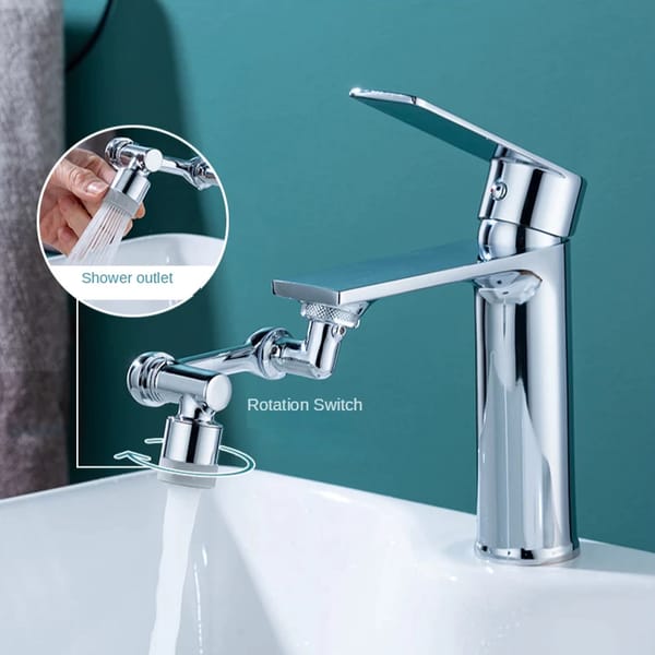 Universal 1080° Swivel Robotic Arm Swivel Extension Faucet Aerator