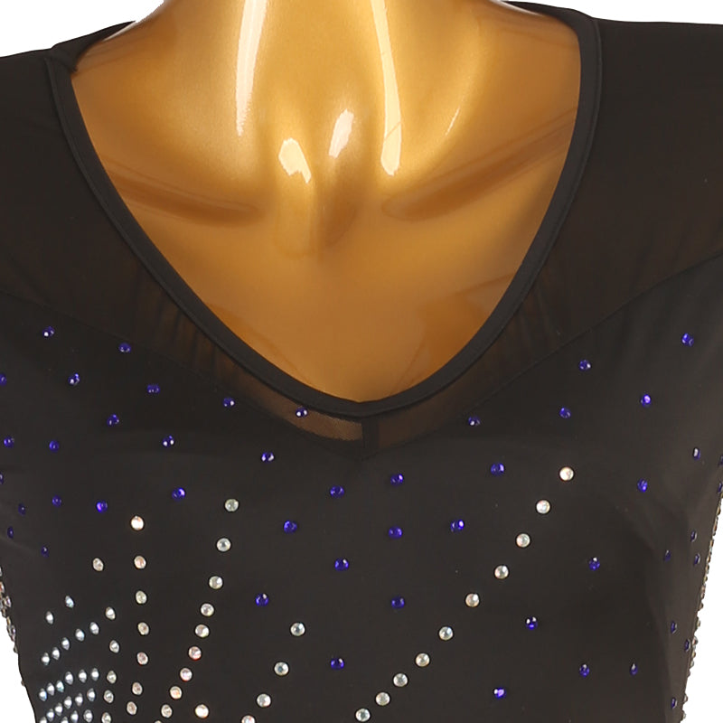 Customisable-Women's Nylons Latin Dance Dress Rumba Dance Practice Dresses Performance Dresses
