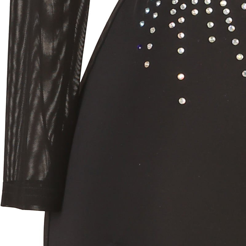 Customisable-Women's Nylons Latin Dance Dress Rumba Dance Practice Dresses Performance Dresses