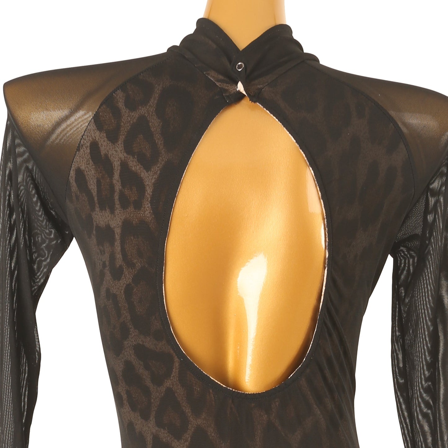 Customisable-Women's Performance Long Sleeve Latin Salsa Dance Dress Competition Dress