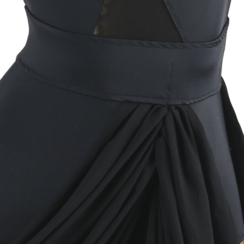 Customisable-Women's Long Sleeve DanceWear Dance Dress Performance Wear