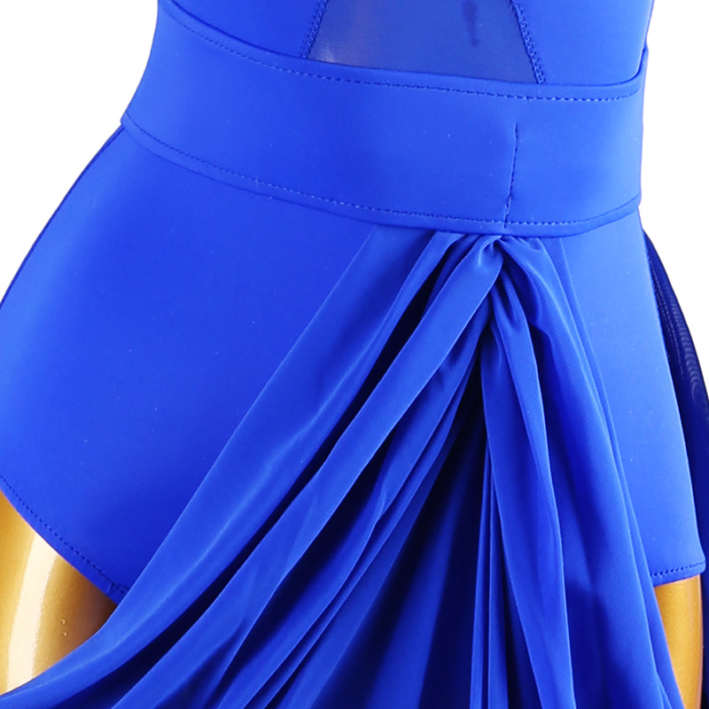 Customisable-Women's Long Sleeve DanceWear Dance Dress Performance Wear