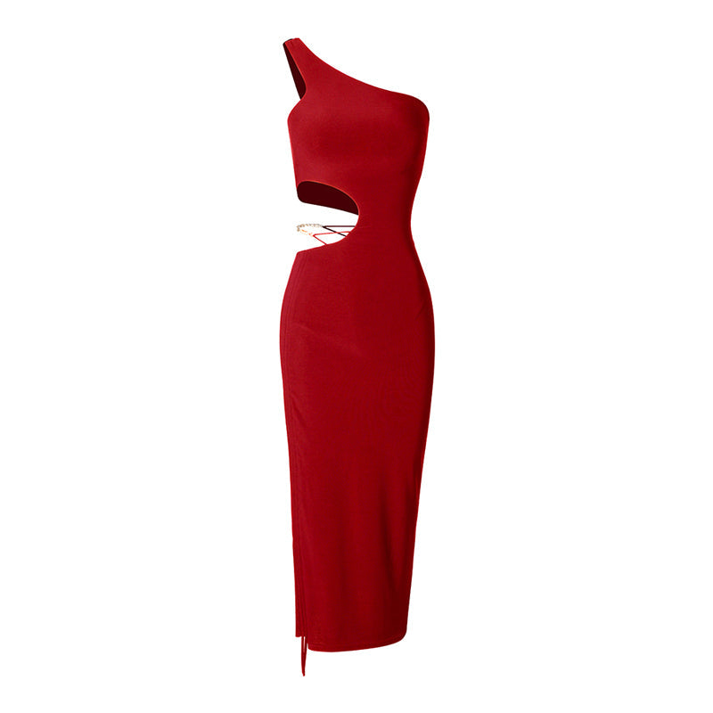 Z Women's Milk Silk Off Shoulder Backless Latin Dance Dress Dance Wear
