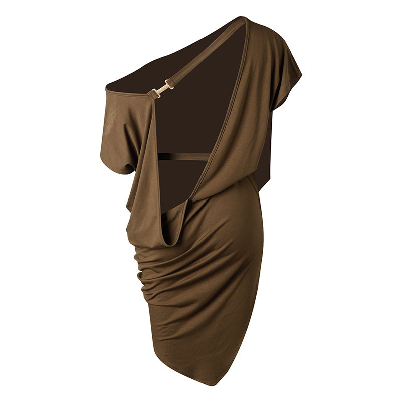 Z Women's Milk Silk Backless Latin Dance Dress Dance Wear Training Performance Dress