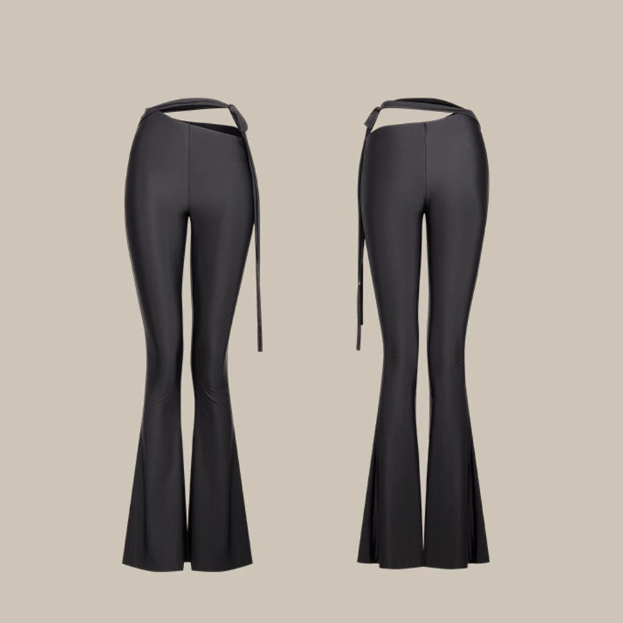Z Women's High Waist Pants Latin Dance Wear Training Performance Pants