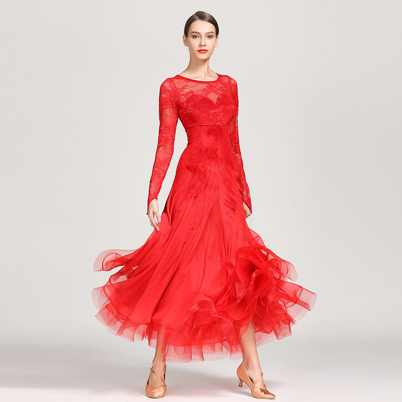 Women's Practice Dress Performance Dress Modern Dress Ballroom Dance Dress