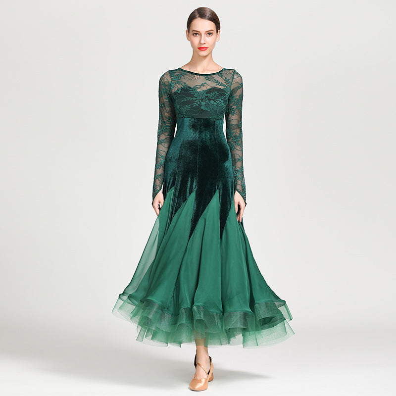 Women's Practice Dress Performance Dress Modern Dress Ballroom Dance Dress