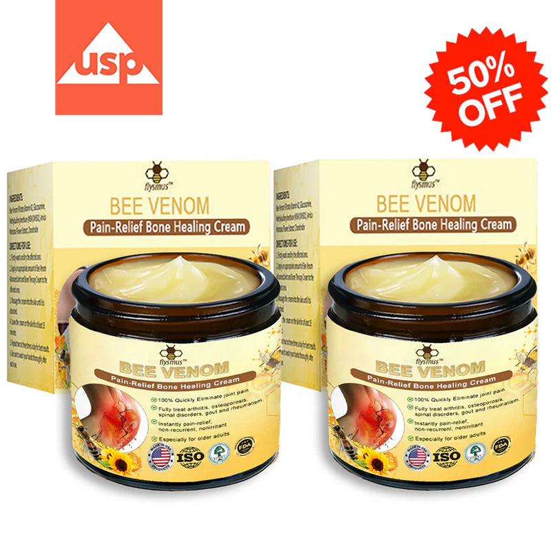 ✅Official Store: flysmus™ Bee-Venom Pain-Relief Bone Healing Cream👨⚕️USA Osteopathic Medical Association (AAOS)Approved(Reducing joint swelling, pain, stiffness, redness, warmth, soreness, and joint fatigue)