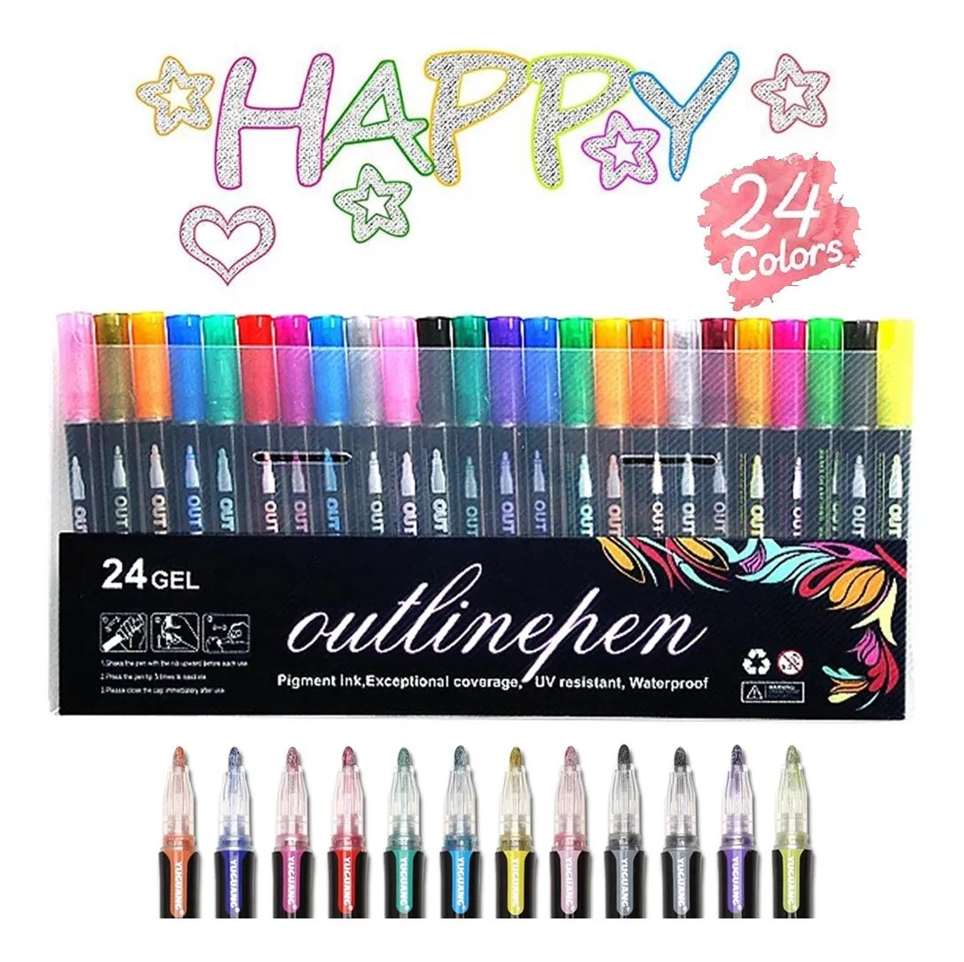 Amazing Handwriting With Outline Marker Set