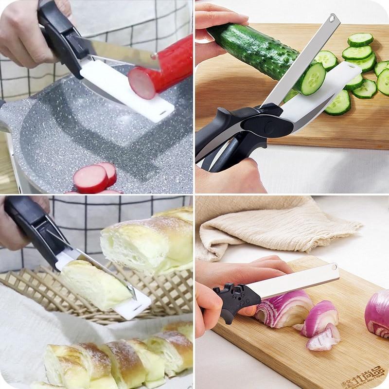 Kitchen Scissors with Cutting Board