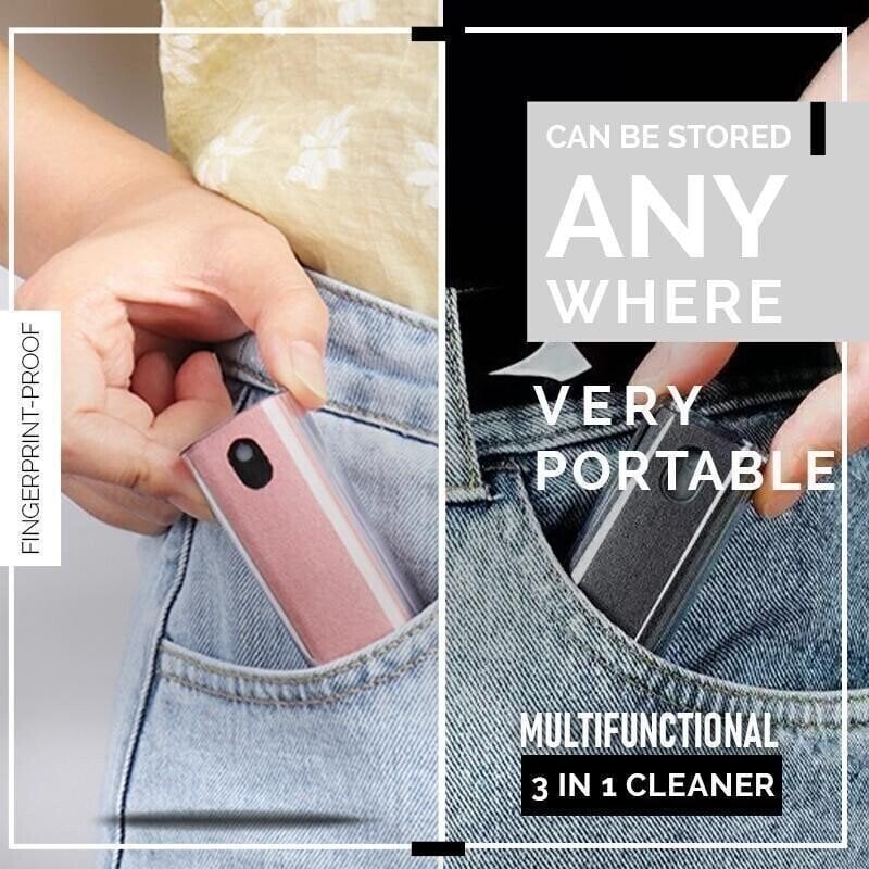 (2022 NEW YEAR HOT SALE--48% OFF)3 in 1 Fingerprint-proof Screen Cleaner