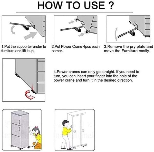 Heavy Furniture Roller Move Tool