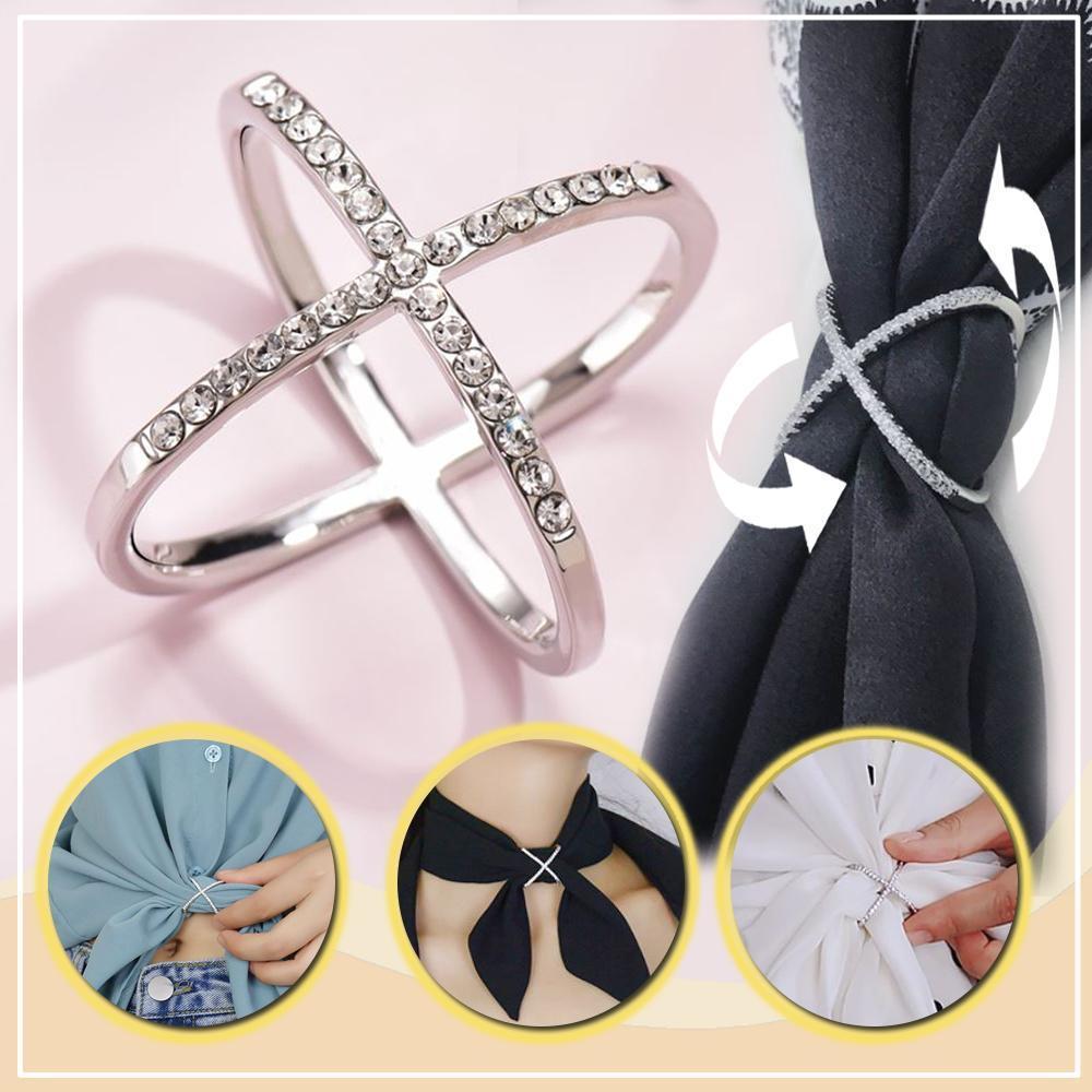 (Limited Time Promotion-50% OFF) Elegant Multi-functional Scarf Buckle Ring