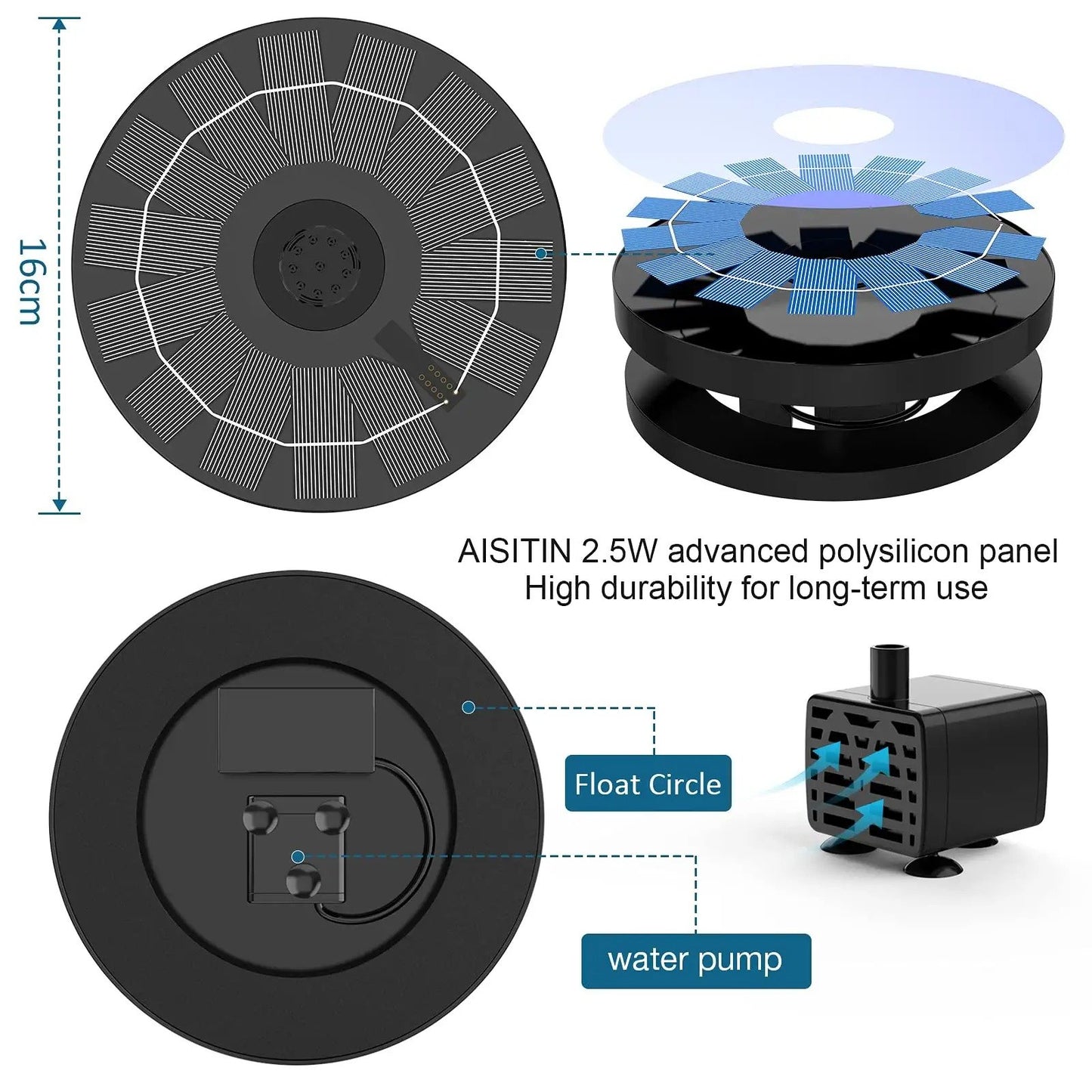 Solar Fountain Device