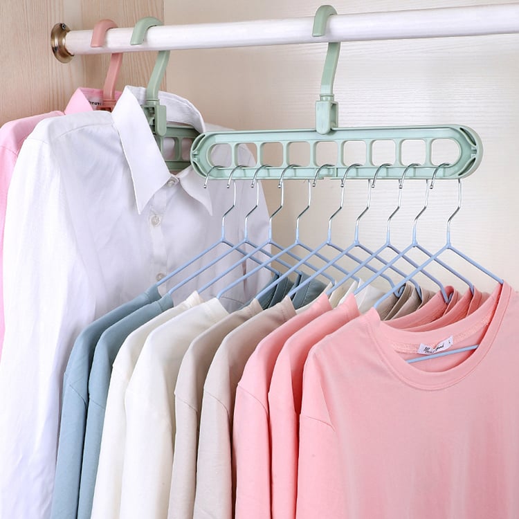 Space Saving Clothes Hanger Connector Hooks