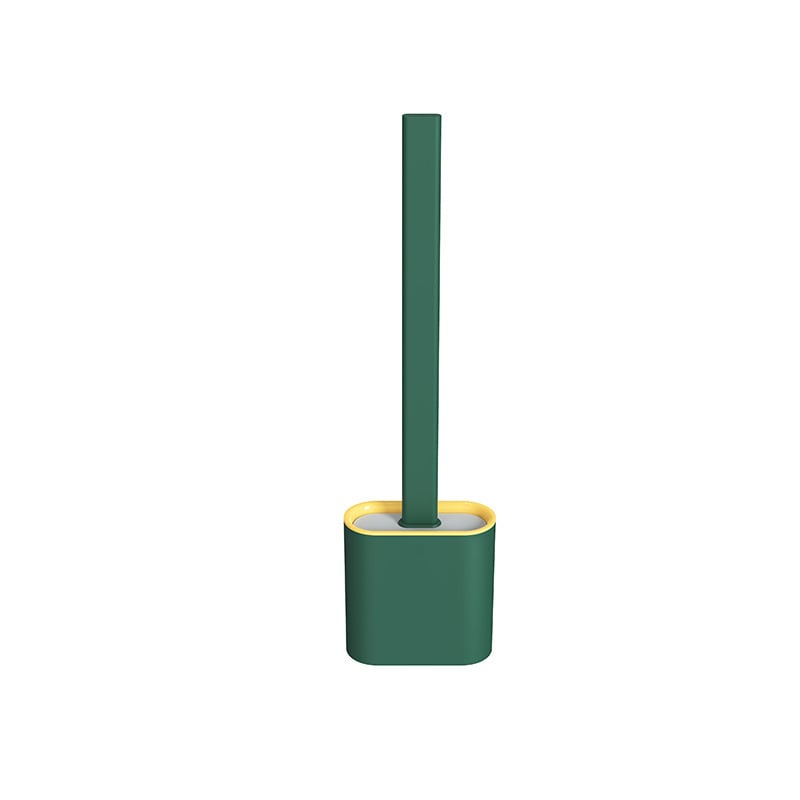 Revolutionary Silicone Flex Toilet Brush With Holder