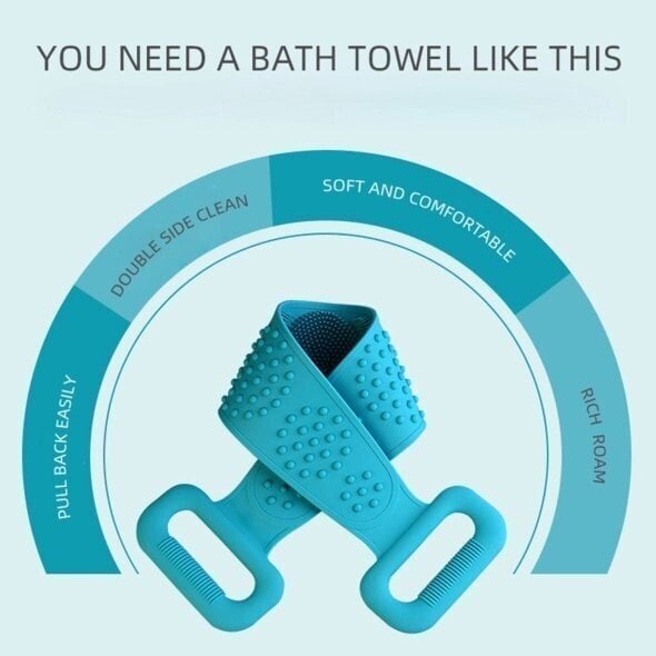(New Year Promotion- SAVE 48% OFF)Silicone Bath Towel