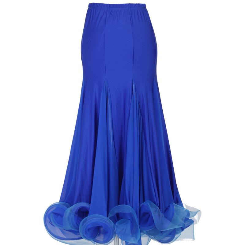 Customisable-Women's Ballroom Dance Skirt Training Performance Dancewear