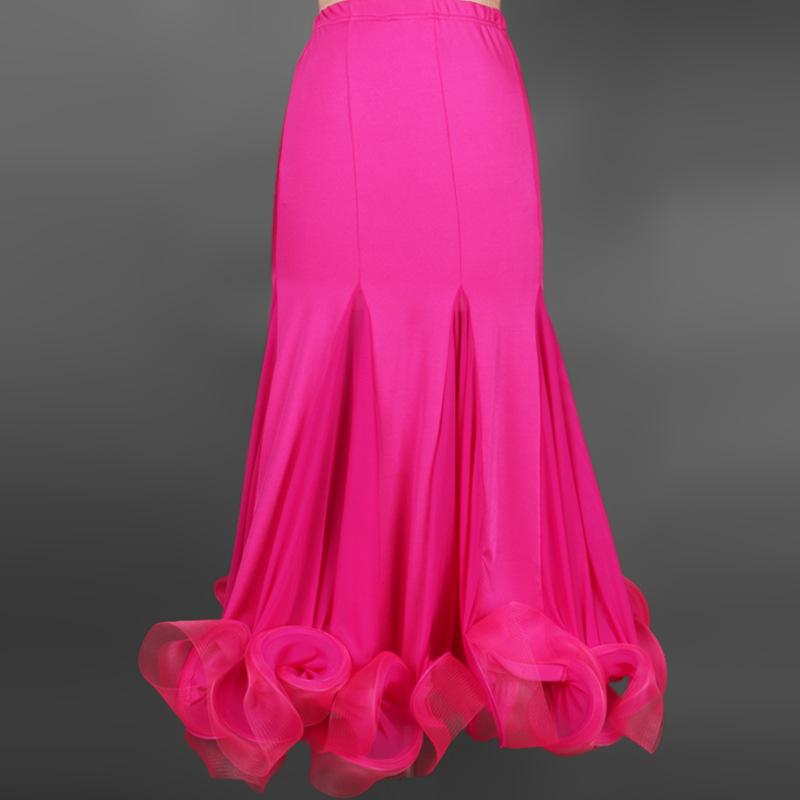 Customisable-Women's Ballroom Dance Skirt Training Performance Dancewear