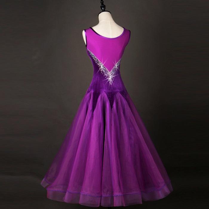 Customisable- Women's Modern Dance Waltz Ballroom Dance Dress Competition Dress Performance Dress