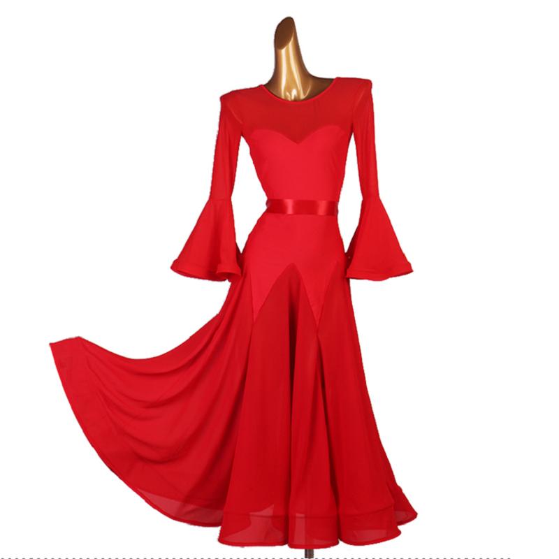 Customisable-Women's Modern Dance Performance Dress Ballroom Dance Dress