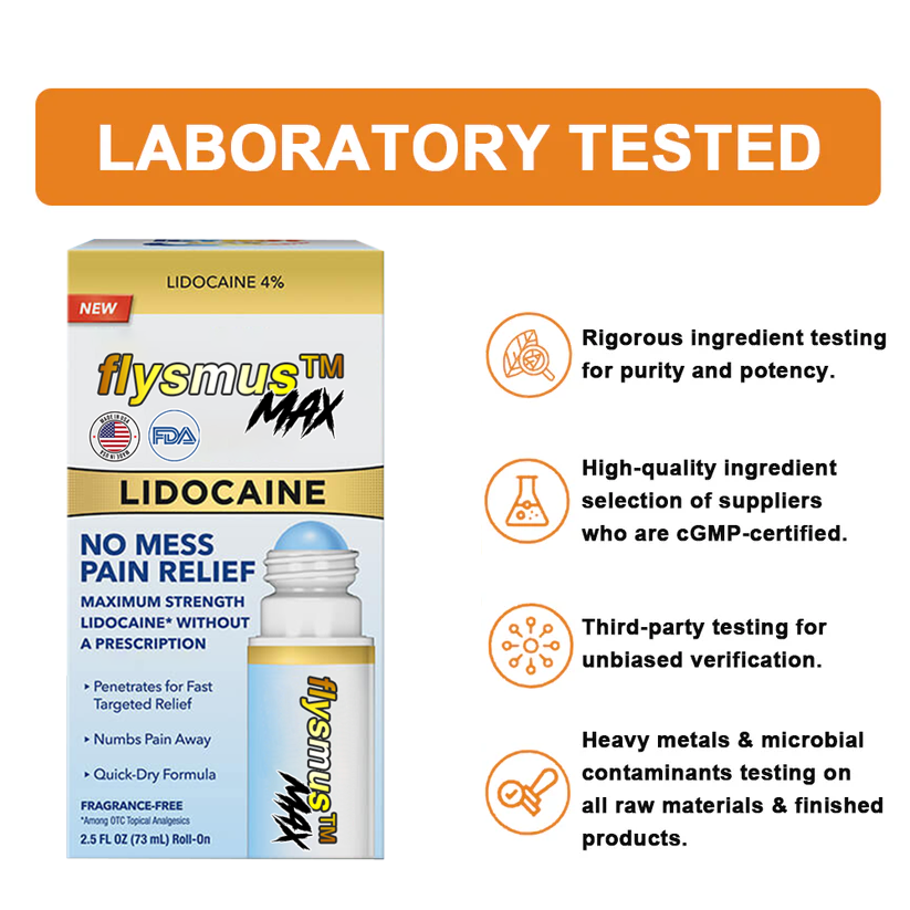 🎁✅Official Store BUY 2 GET 1 FREE: flysmus™ Lidocaine Scar-Free Pain Relief Healing Liquid👨⚕️USA Osteopathic Medical Association (AAOS)Approved(Reducing joint swelling, pain, stiffness, redness, warmth, soreness and joint fatigue )