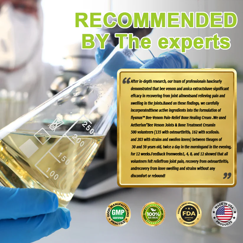 ✅ OFFICIAL STORE: NEGUSY™ Bee Venom Pain Relief Bone Healing Cream 👨⚕️ American Academy of Orthopaedic Surgery (AAOS) certified (Reduces joint swelling, pain, stiffness, redness, warmth, soreness and joint fatigue).
