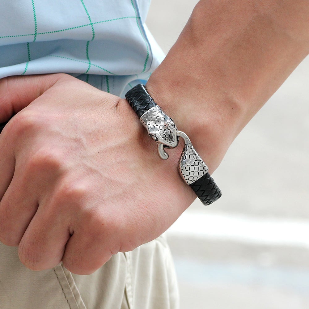 [40% OFF]Premium Leather Snake Bracelets