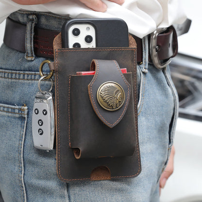 [40% OFF]Premium Leather Phone Belt Bag