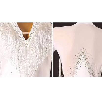 Customisable-Women's Diamante Dance Dresses Competition Dress Performance Costume