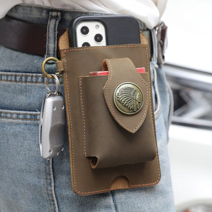 [40% OFF]Premium Leather Phone Belt Bag