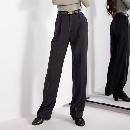 YES Women's High Waist Pants Latin Dance Wear Training Performance Pants