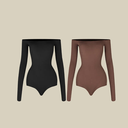 Z Women's Milk Silk Long Sleeve Dance Wear Bodysuit Leotards