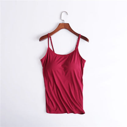 [On Mega  Sale Ongoing!]Tank With Built-In Bra