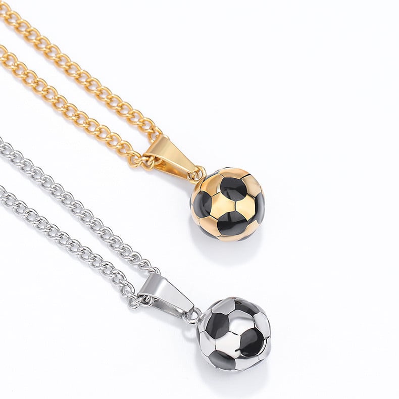 [45% OFF+Buy 1 Get 1 Free]316L Stainless Steel Football Necklace⚽