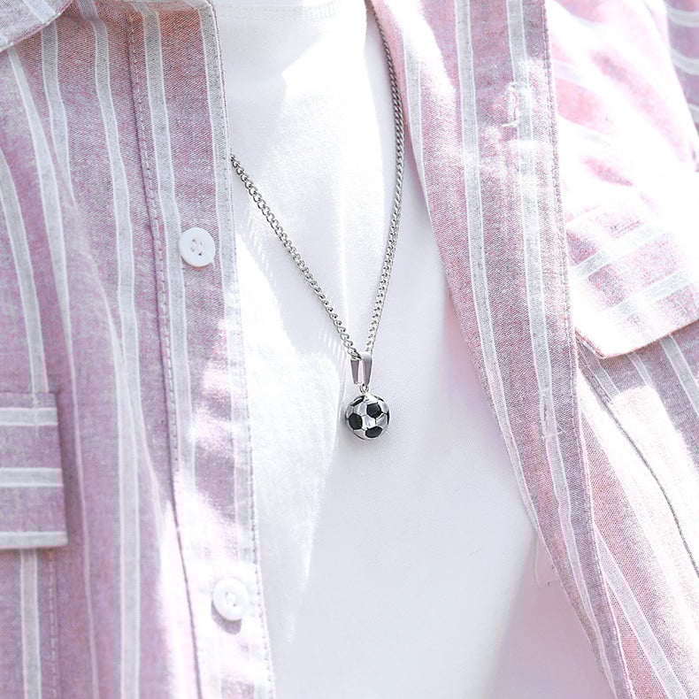 [45% OFF+Buy 1 Get 1 Free]316L Stainless Steel Football Necklace⚽