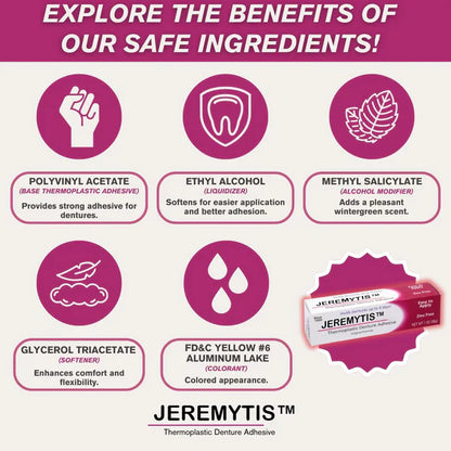 ✨[Official Brand Store] JEREMYTIS™Thermoplastic Denture Adhesive