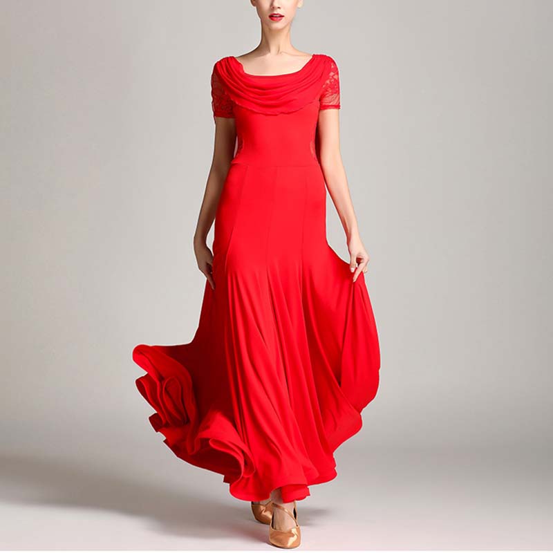Women's Modern Dance Costume Ballroom Dance costume Big Swing Dress