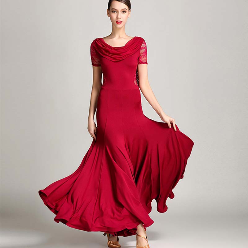 Women's Modern Dance Costume Ballroom Dance costume Big Swing Dress