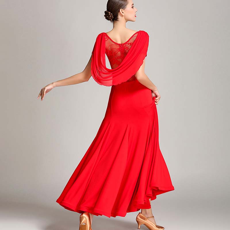 Women's Modern Dance Costume Ballroom Dance costume Big Swing Dress